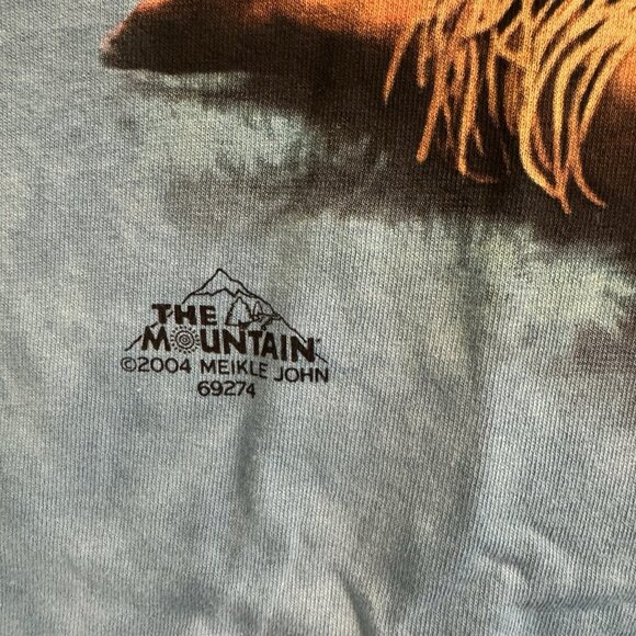 Vtg The Mountain 2001 Tie Dye T-Shirt Native American Wolf Spirit Men’s Large - Picture 2 of 10